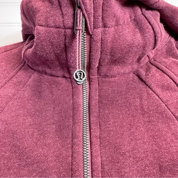 Lululemon Women's Size 4 Scuba Hoodie *Light Cotton Fleece Dark Adobe GUC** - Picture 3 of 11